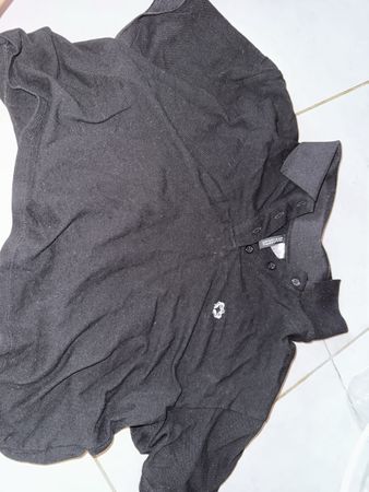 H&M Poloshirt schwarz Gr. L – Oversized Look
