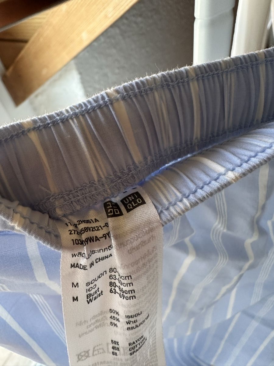 Negligees & Pigiami: 50% Rayon Bauwoll Pyjama blau Gr. M – Nuovo (secondo la descrizione) da Münsingen venduto da Secondhand89 3
