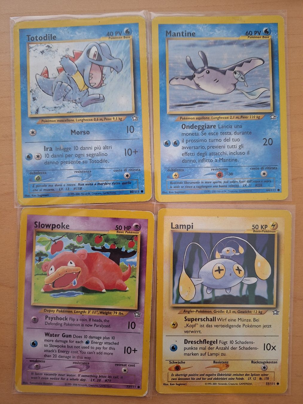 Pokémon Carte collezionabili: Pokemon Neo Genesis Karten – Usato da Hunzenschwil venduto da oli23