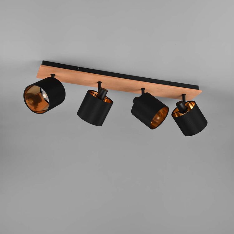 Lustres & lampes de plafonds: Deckenleuchte, Schwarz, Gold, 72 x 12 cm – Neuf (Voir description) à Kreuzlingen par Smart-Light 1