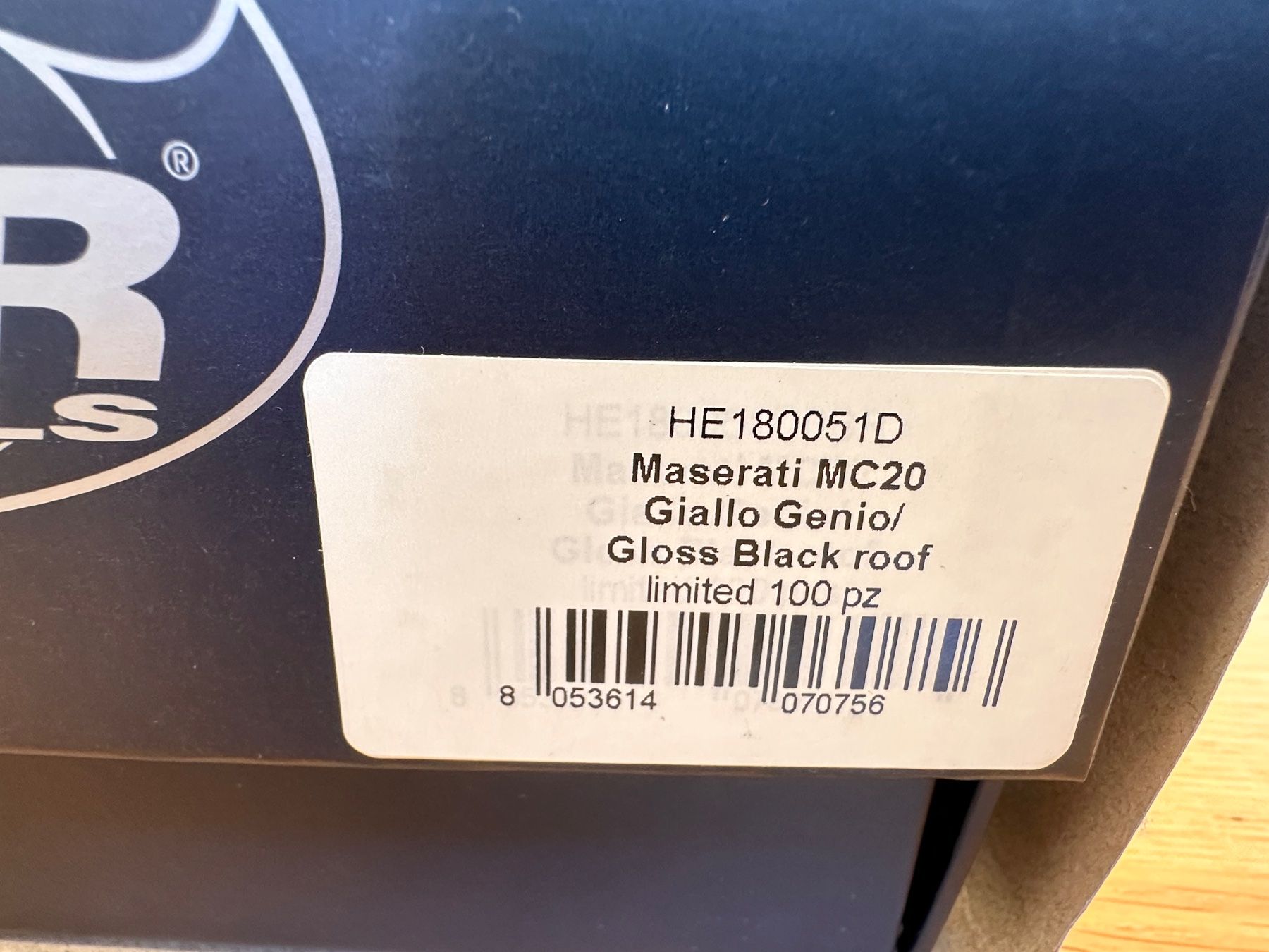 BBR Models Modellini d'auto: BBR Maserati MC20 giallo open 1/18 – Nuovo e nell'imballaggio originale da Stein AR venduto da Krabbe2 9