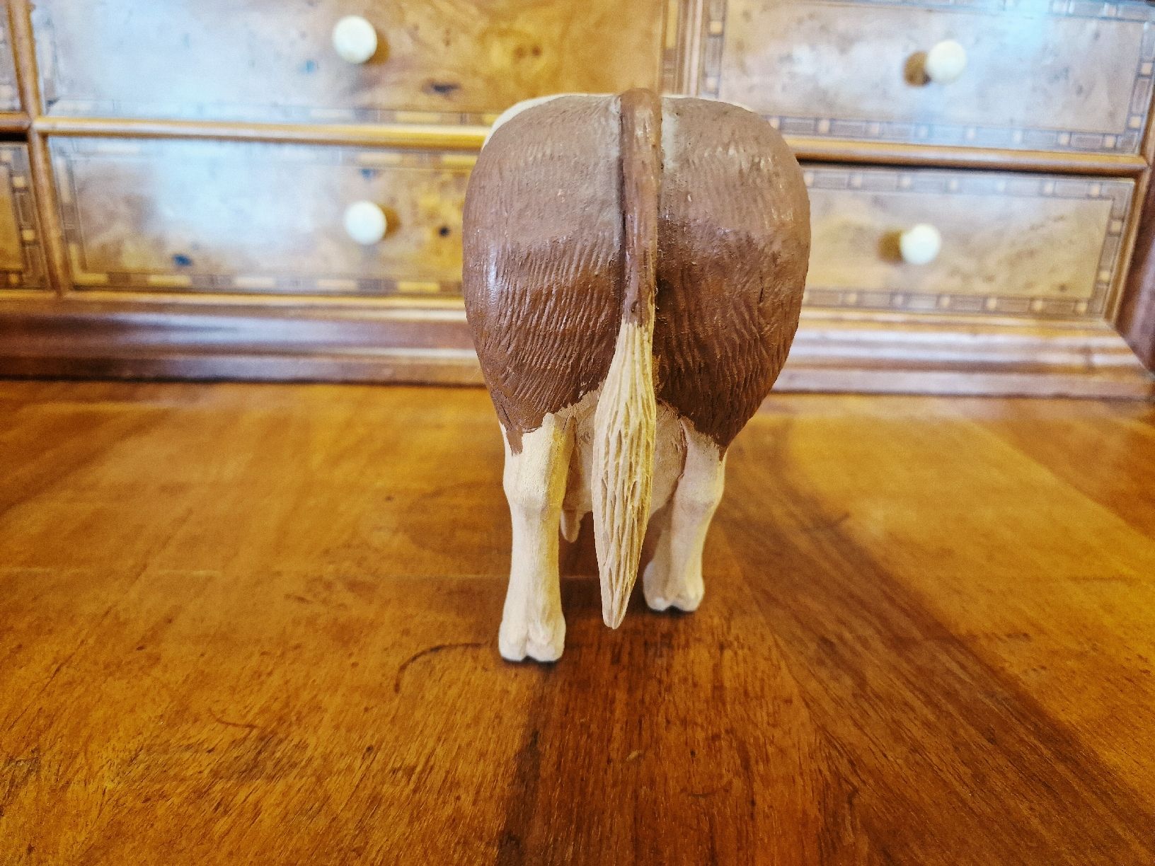 Statuette: Kuhfigur, handgeschnitzt, Schweiz – Difettoso da BERN venduto da Intarsia 4