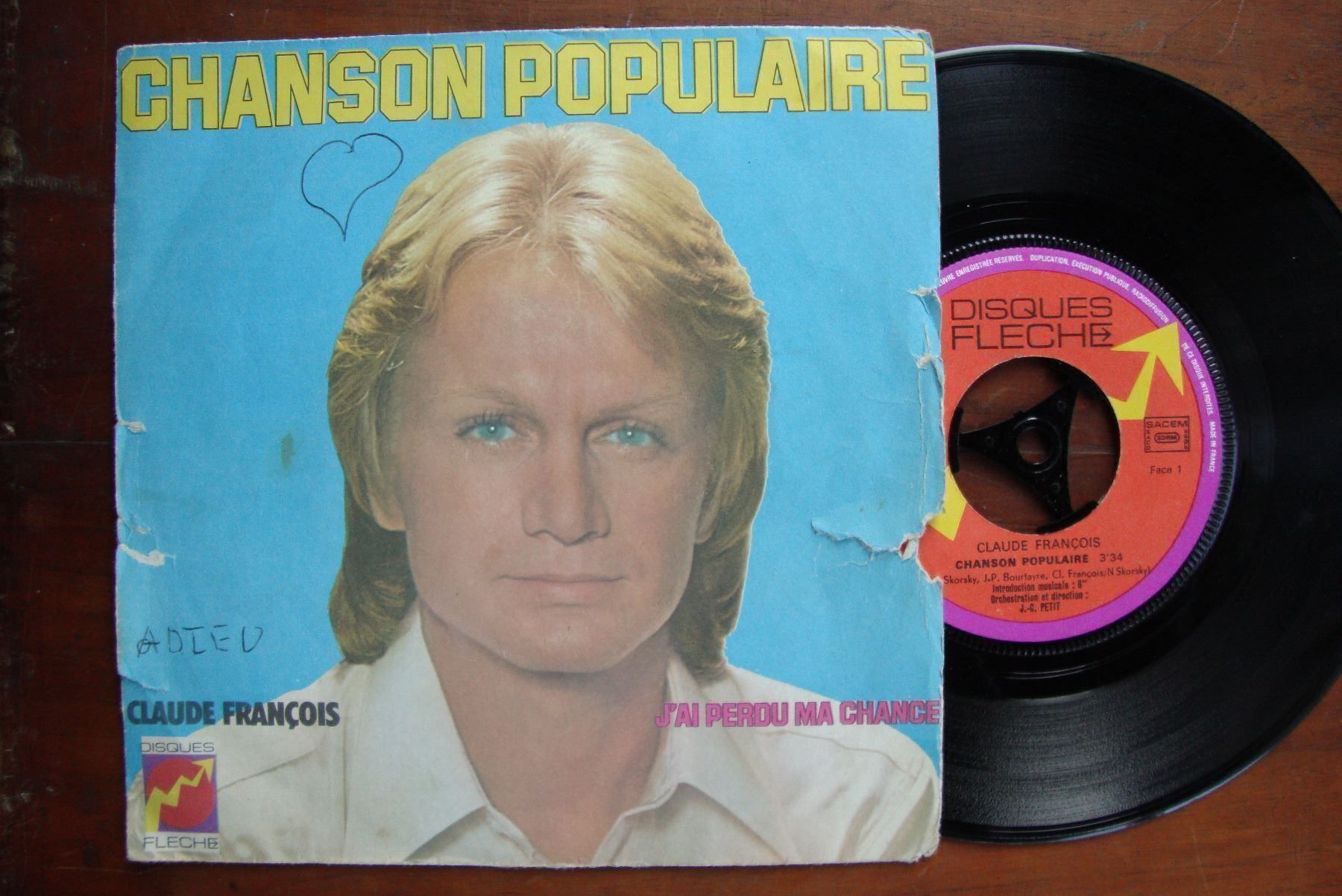 Schallplatten: CLAUDE FRANÇOIS - CHANSON POPULAIRE – Gebraucht aus Bern von Uli_10_11