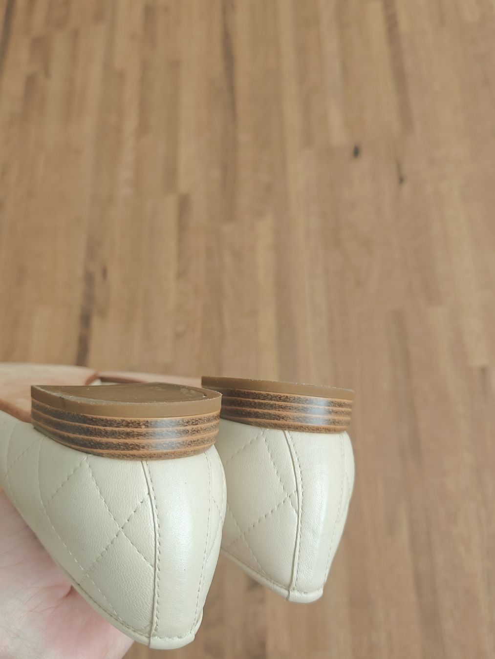 Brunate Damenschuhe: Brunate Quilted Leather Ballet Flats – Gebraucht aus Wabern von kat_w92r 6