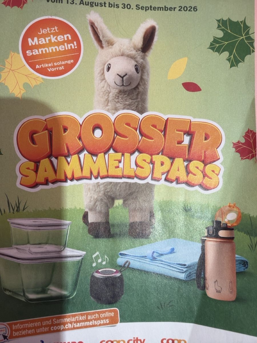 Coop Raccolte di bollini & punti: Coop Sammelpass mit 20 Marken – Nuovo e nell'imballaggio originale da Reichenburg venduto da masterofdesaster66 2