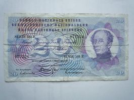 20 Franken Note, 7. Februar 1974