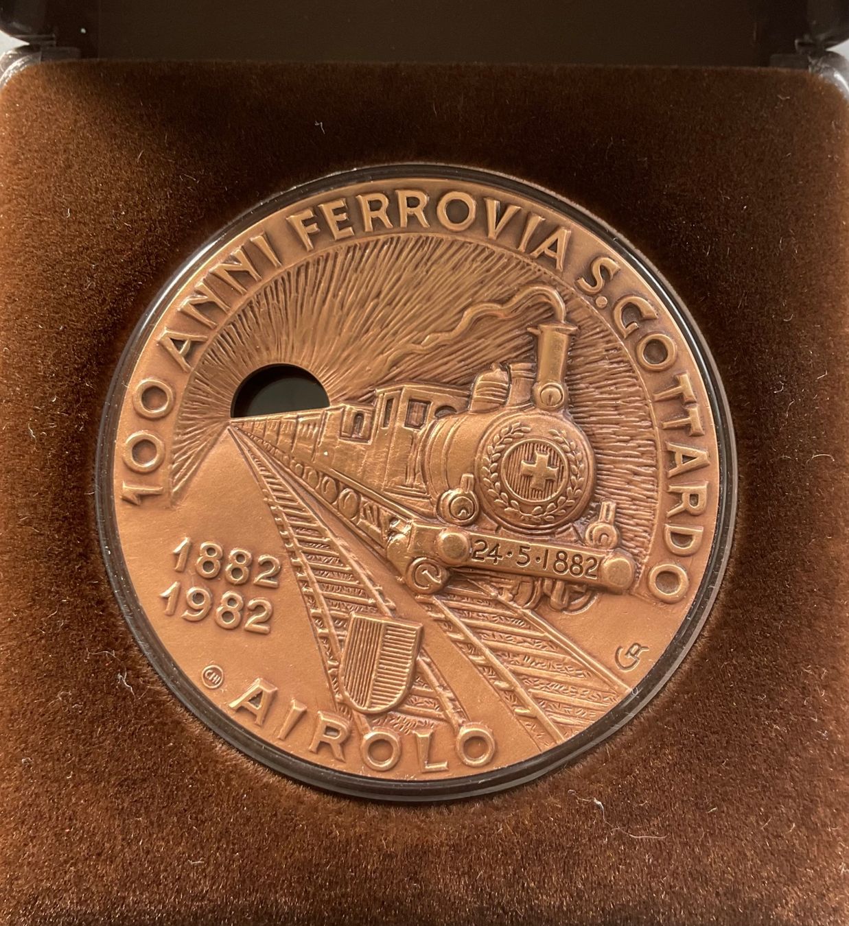 Medaglie: Medaille Gotthardtunnel – Usato da Kandergrund venduto da honey-art_and_more 3