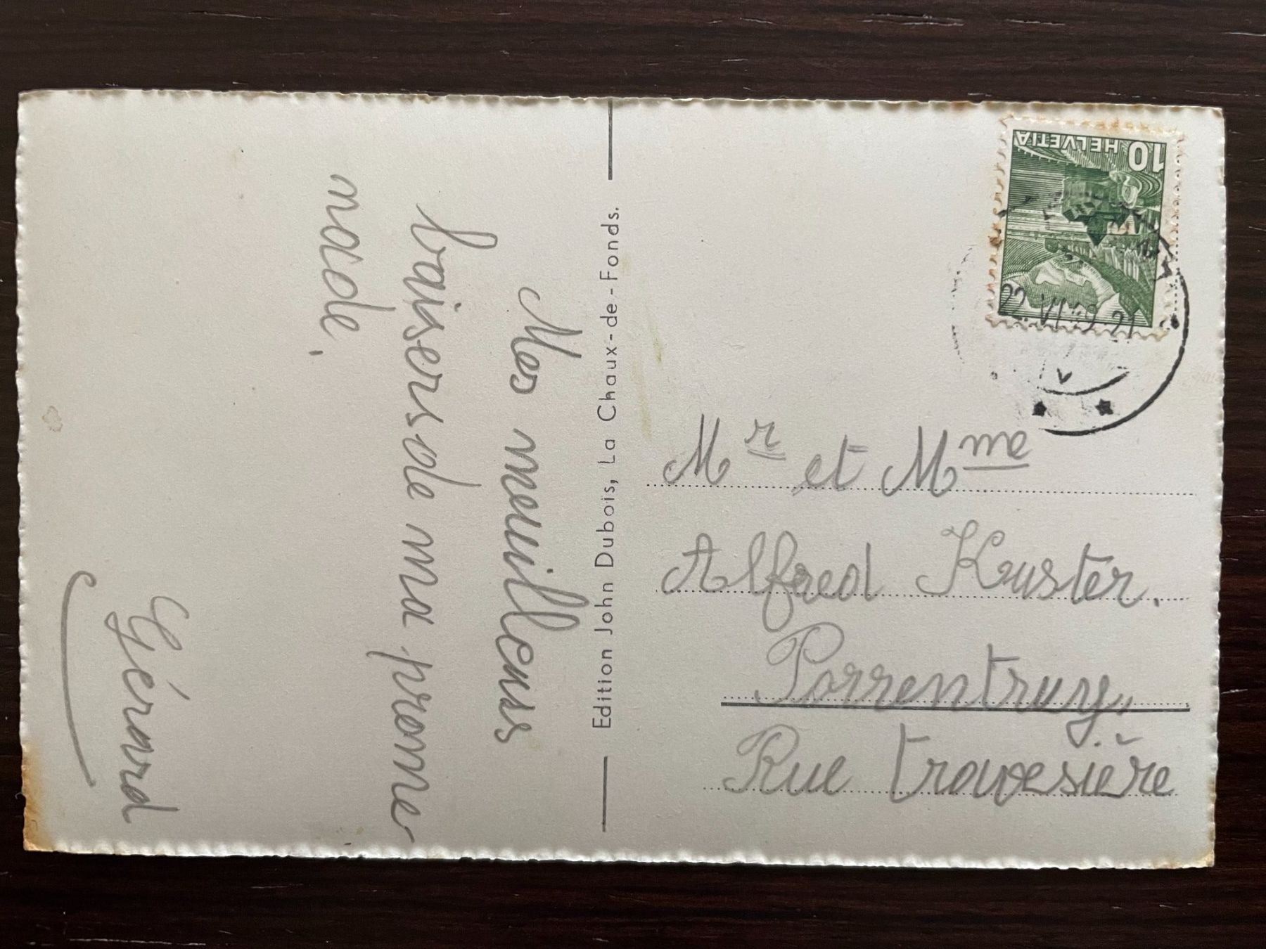Cartoline postali: SAIGNELÉGIER Vue générale – Usato da Wald ZH venduto da TLILEF 1