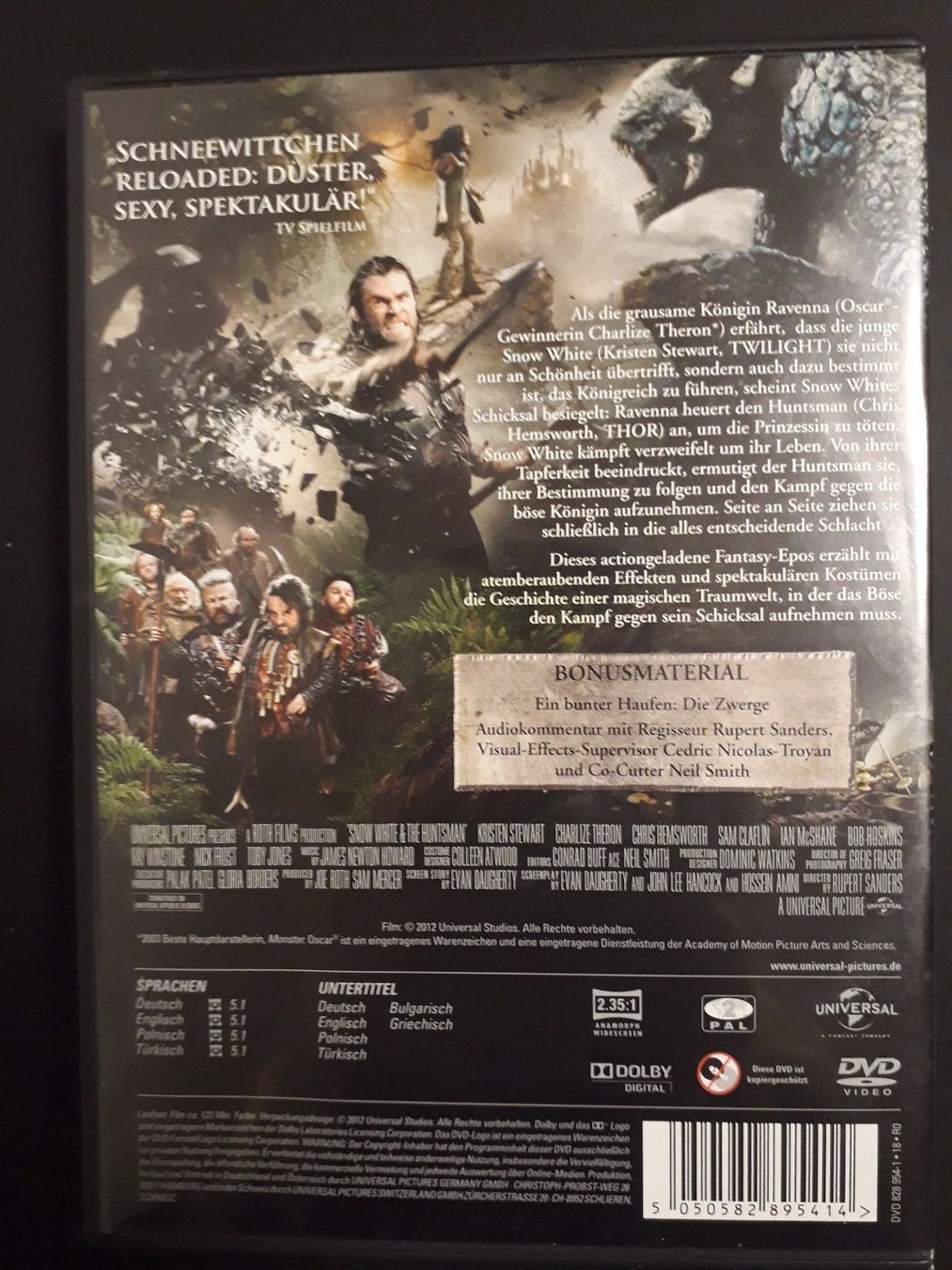Tutti i DVDs: Snow white and the Huntsman – Usato da Freudwil venduto da Feenland2010 1
