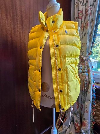 Gilet neuf Ralph Lauren sans manche jaune taille L