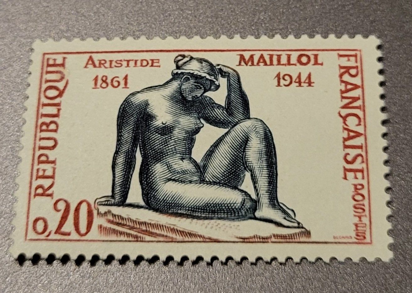 Tous les timbres: Frankreich 1961 briefmarke – D'occasion à St Gallen par Stampsalshobby