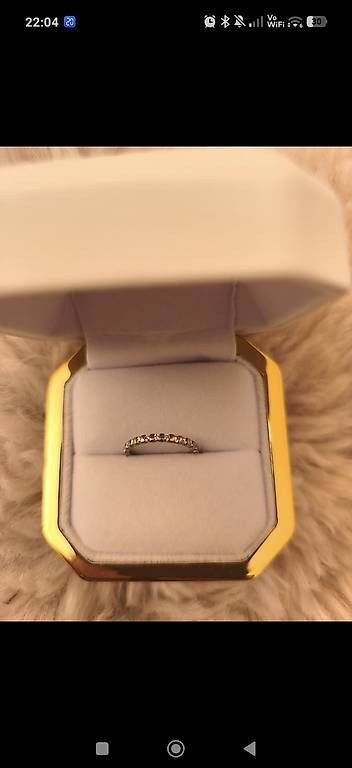 Anelli: Memoire-/Eternity-Ring, Platin 950, 0,26 ct – Usato da Rüschlikon venduto da sin_pn6k 1