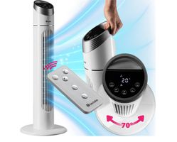 Turmventilator oszilierend, 3 Modi und 3 Geschwindigkeitsst