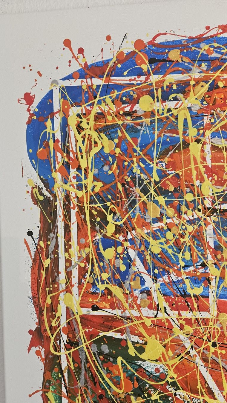 Gemälde: Tableau abstrait unique, œuvre d'art originale! – Neu (gemäss Beschreibung) aus Le Locle von fab_c9hh 3