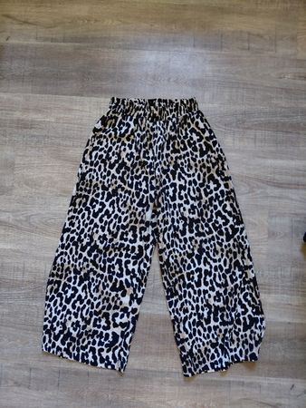 Damen Hose Zebra Animal Print schwarz weiss Grösse M neu