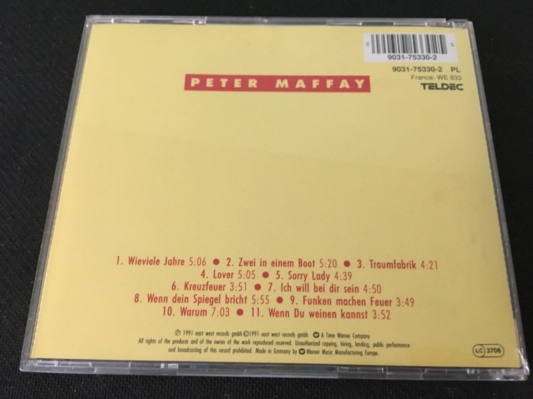 CDs: Peter Maffay - Liebe -CD- – Gebraucht aus St.Gallen von MedienJoe 2