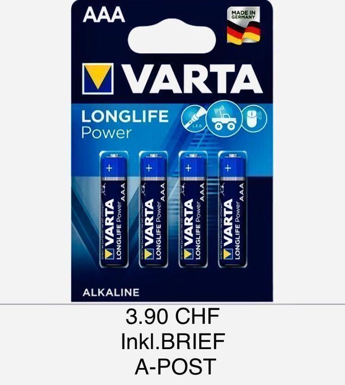 2x Varta AAA Micro Akkus – 550mAh, NiMH, Für Siemens Gigaset A400, A415, A58H, C430