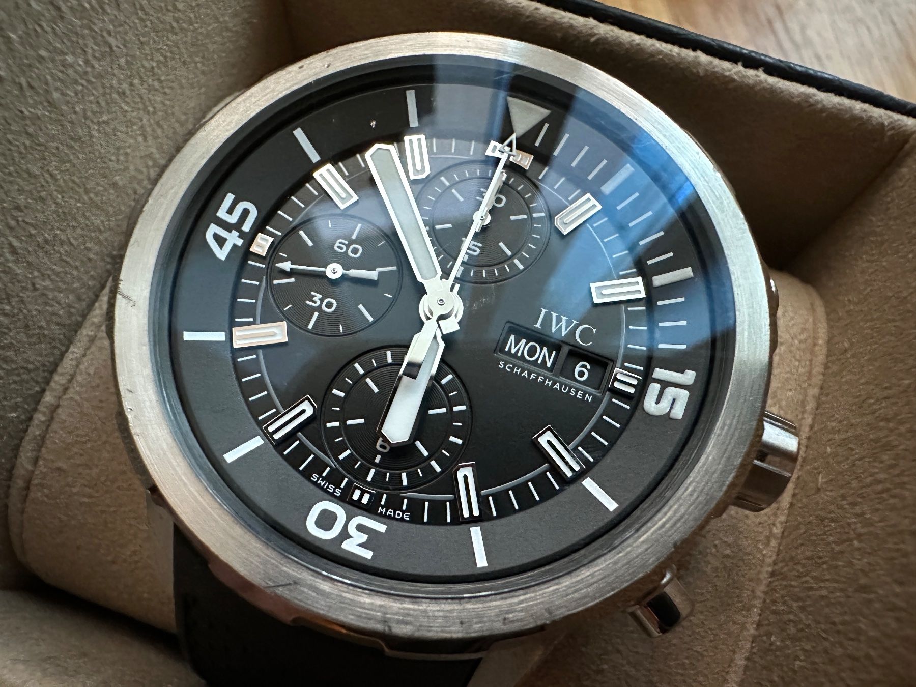 IWC Orologi: IWC Aquatimer Chronograph IW376803 Full-Set – Usato da Matten b. Interlaken venduto da cour13 4