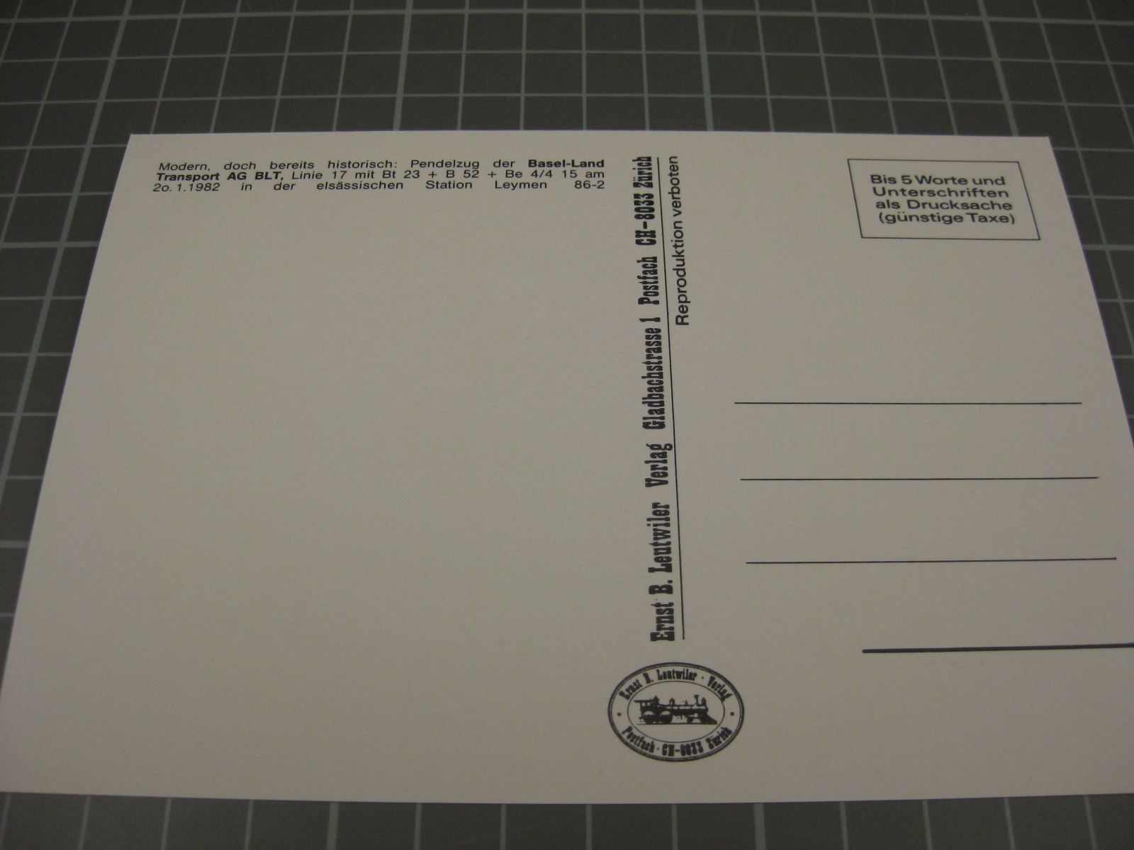 Cartoline postali: AK Leymen Station mit Zug – Nuovo (secondo la descrizione) da Malters venduto da Marosko 1
