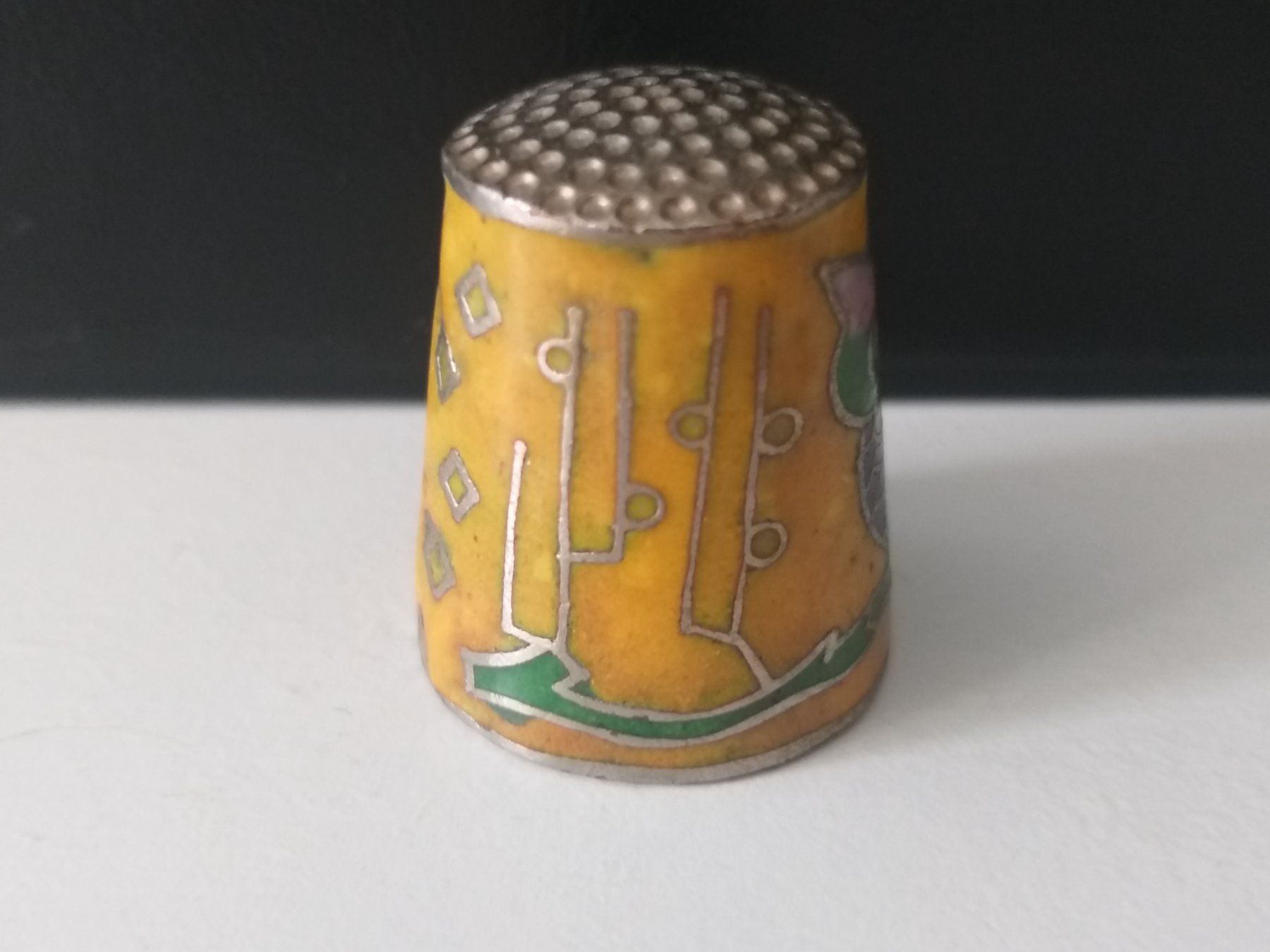 Dés à coudre: Dé à coudre chouette cloisonné – D'occasion à Cossonay-Ville par Les_1001_perles 2