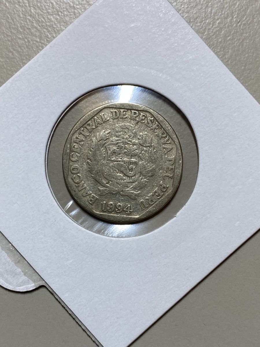 Toutes les monnaies: Pérou - 50 centimes - 1994 – D'occasion à Payerne par Mike1682 1