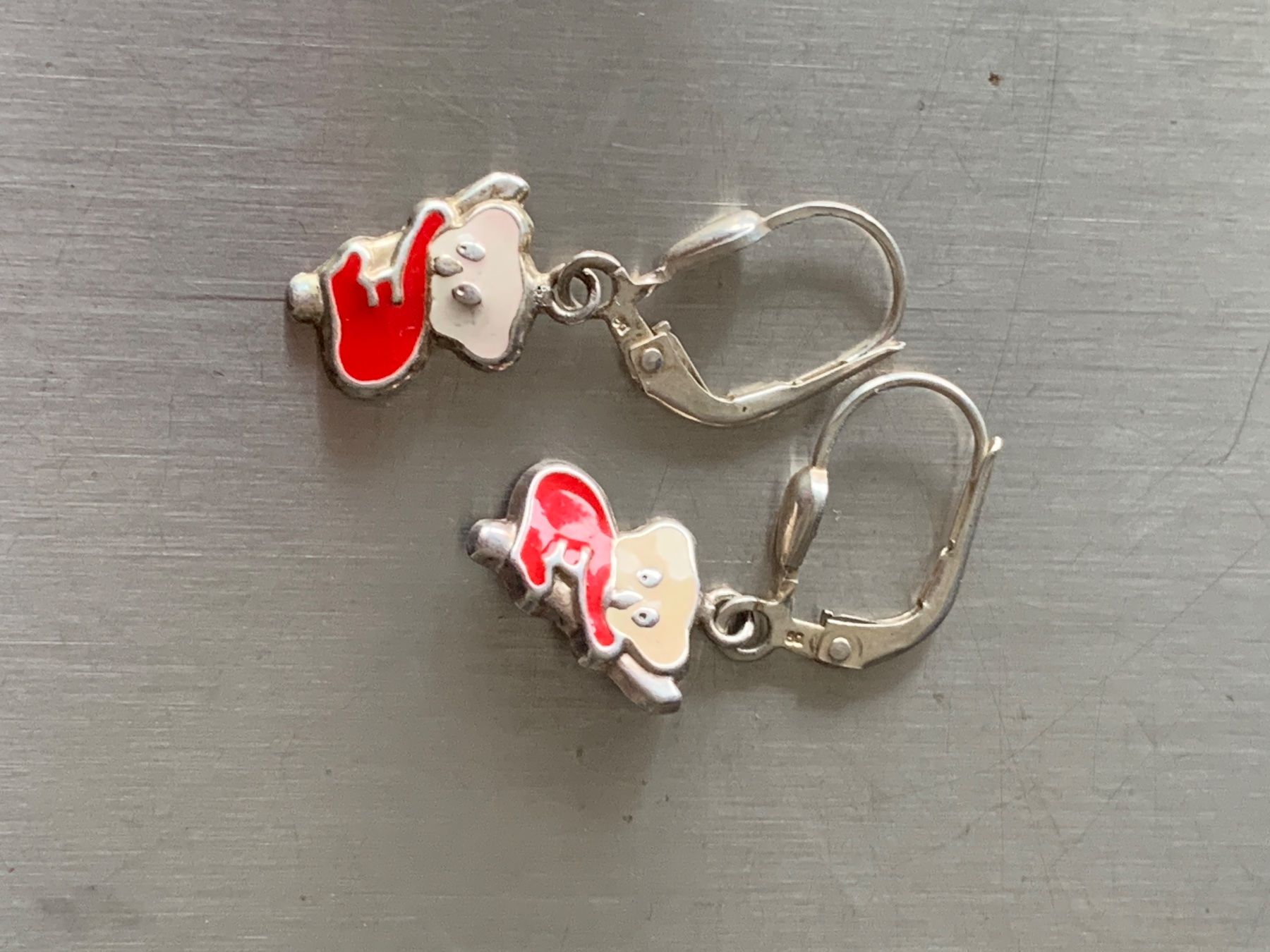 Ohrringe & -stecker: Kinderohrringli Koala rot/weiss – Gebraucht aus Dittingen von Bijoubelle 7