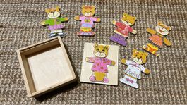Holzpuzzle Bär