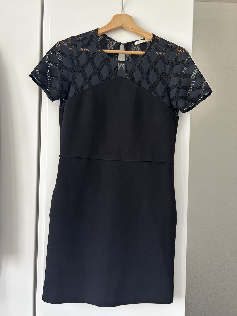 Maje Kleider: Maje Etuikleid 34 schwarz/navy  – Gebraucht aus Zürich von cos_b629 2