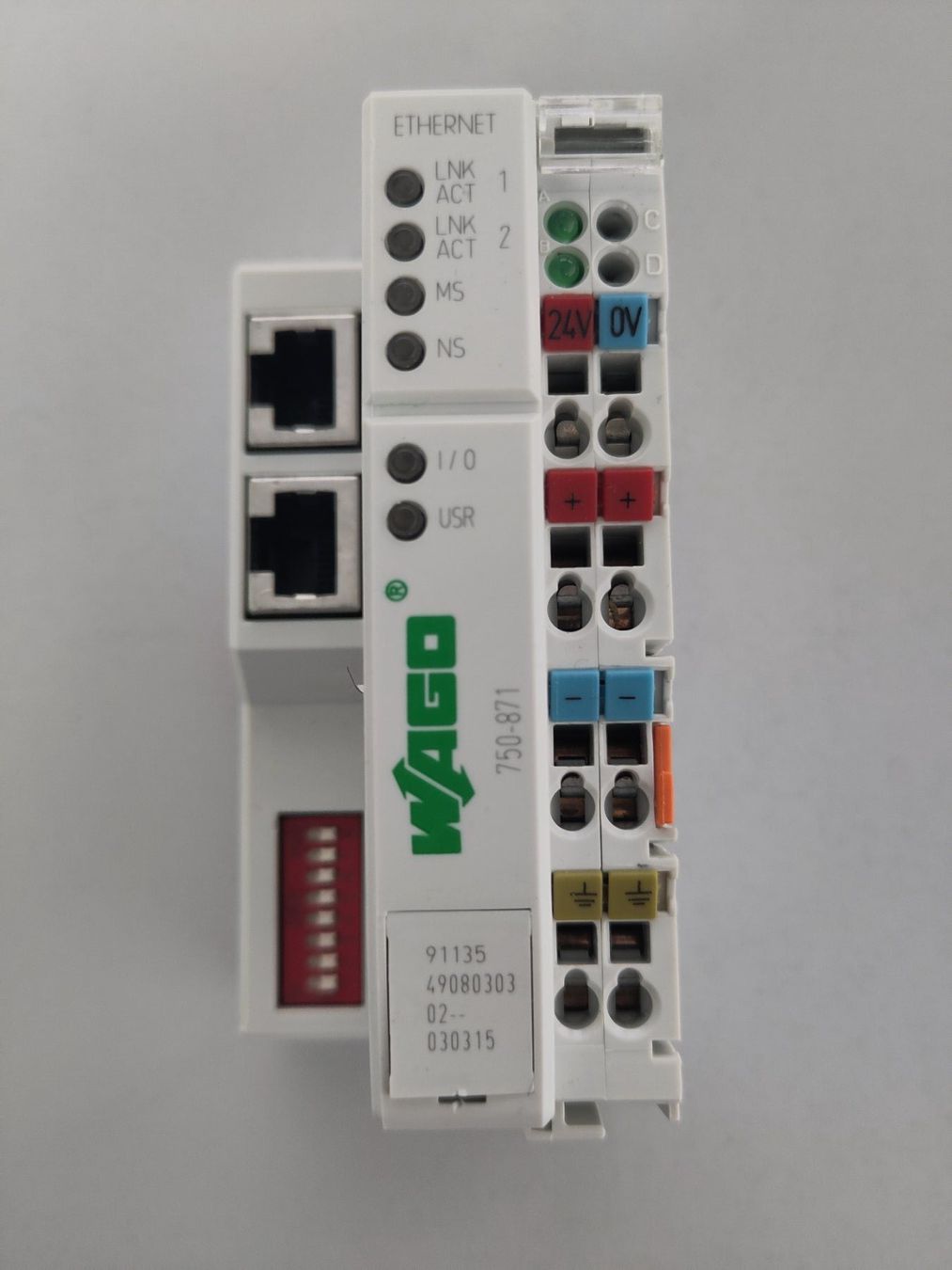 Wago Componenti elettronici: WAGO 750-871PLC-Ethernet Programmierbarer Feldbus Controller – Usato da Oberriet SG venduto da Su-gus.or 2