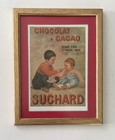 Suchard- Gerahmtes Plakat/ Affiche encadrée 1910