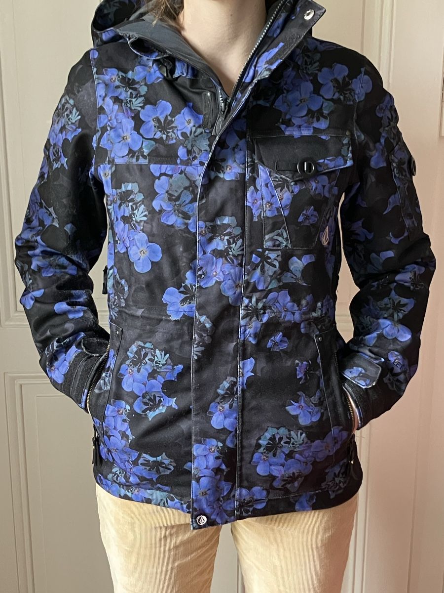 Volcom Giacche: Veste de ski à fleurs - VOLCOM – Usato da Genève venduto da sunflower.vintage