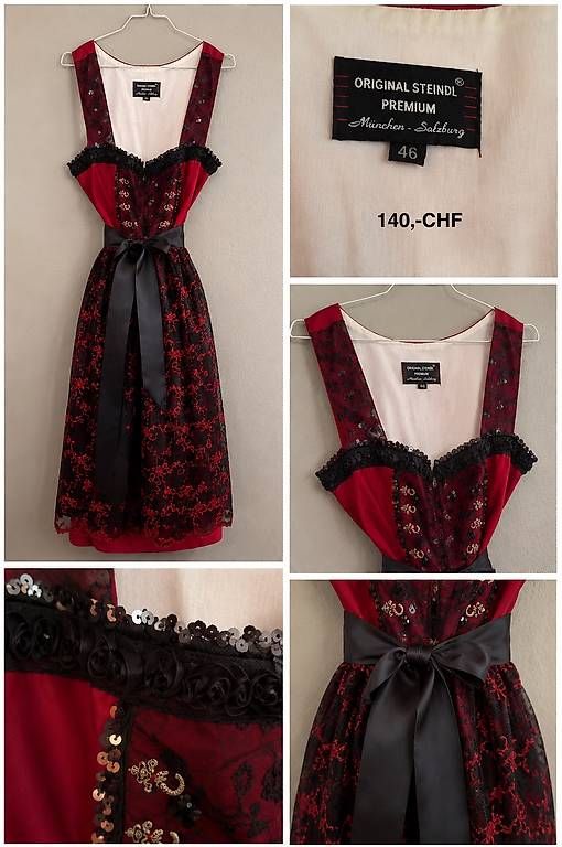 Robes: Seiden Dirndl Gr. 46  – D'occasion à Kriens par Dorthe