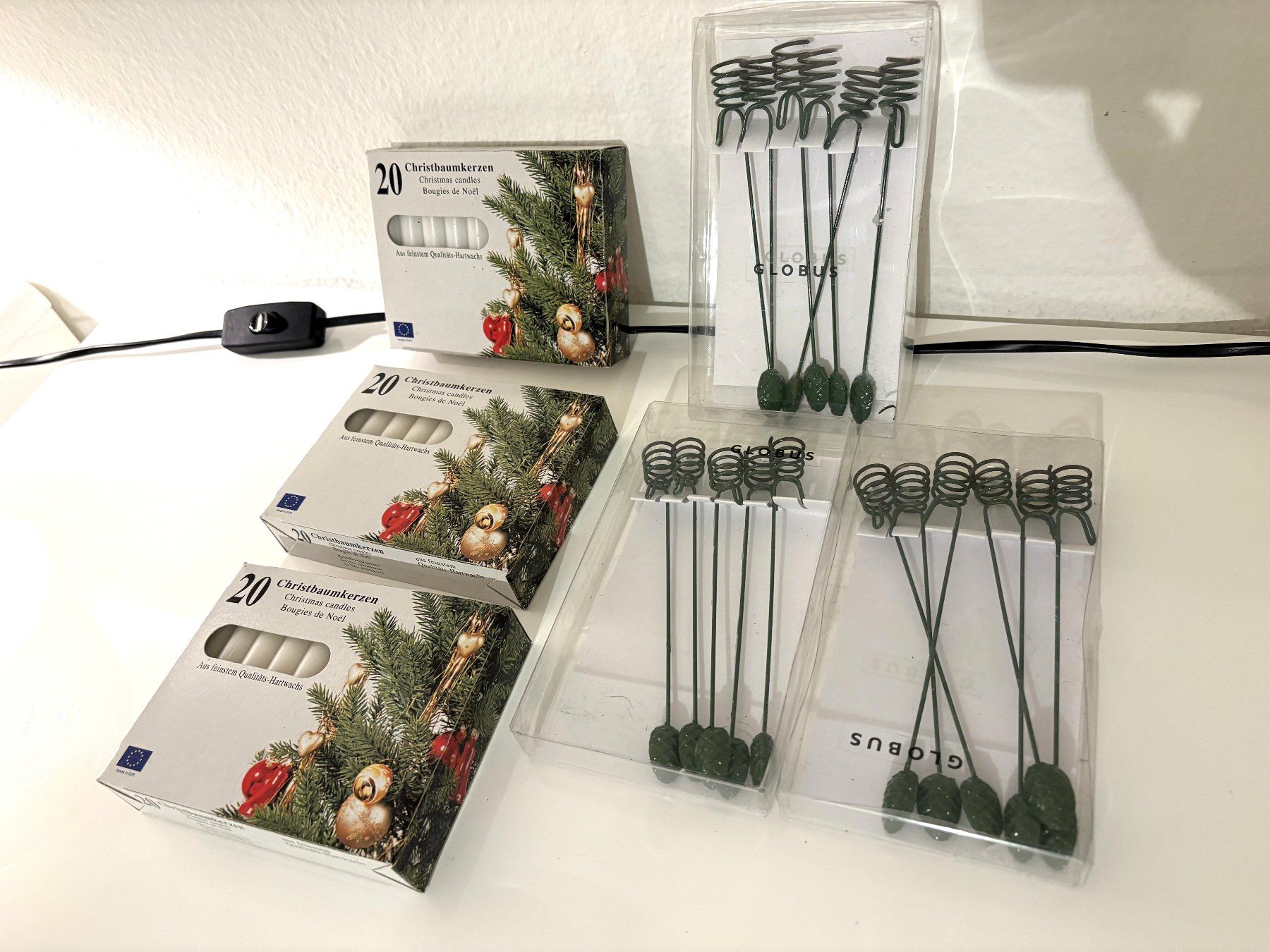 Candele: Dekokerze mit Halterung – Nuovo e nell'imballaggio originale da Glattbrugg venduto da Ariel012