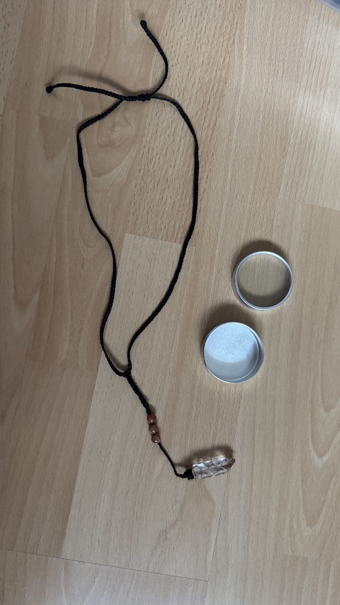 Catenine: Crystal Quartz & Sunstone Necklace - Unique Handmade – Usato da Regensdorf venduto da bee_jgk8 2
