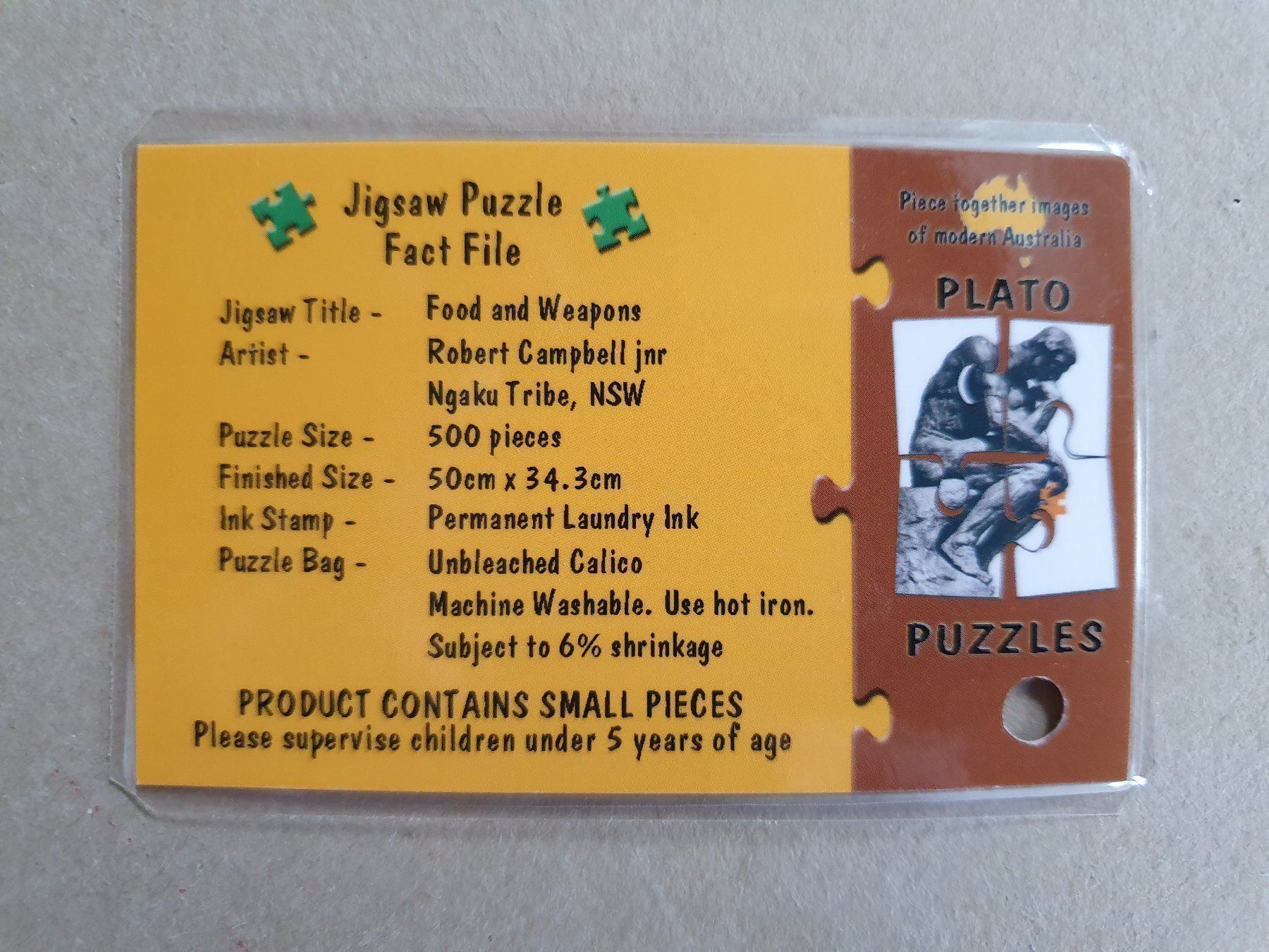 Puzzle: Food and Weapons - Jigsaw Puzzle 500 – Usato da Stilli venduto da Mos1 1