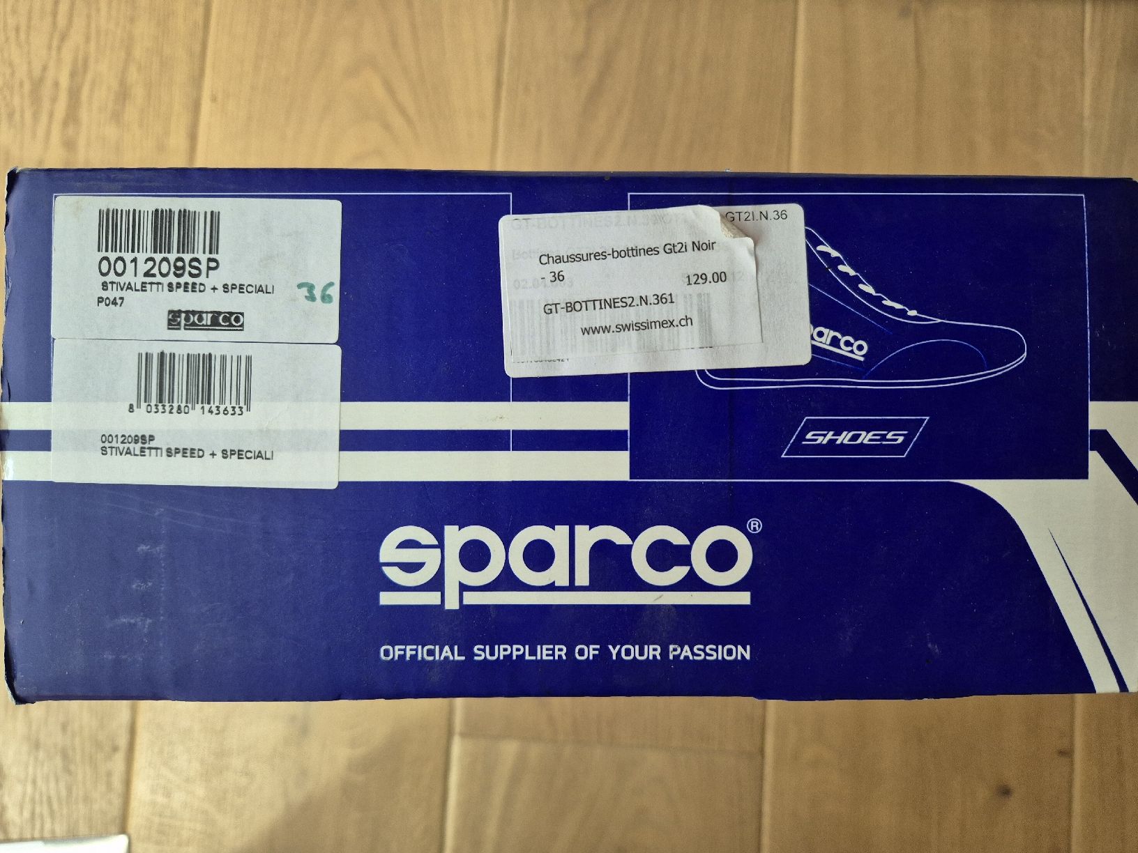 Sparco Herrenschuhe: Chaussures de course Sparco GT2i - Taille 36 – Neu und originalverpackt aus Savièse von coeur88 5