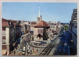 Lausanne - La place et l' église St-François