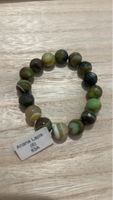 Bracelet en pierres naturelles agate verte veine de dragon