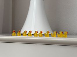 Wichtel / Puppenhaus Zubehör leuchtende Enten