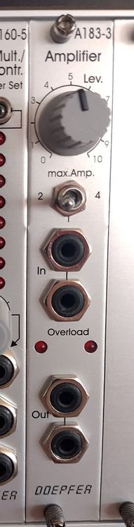 LOT de 2 modules eurorack girardin Amp.PF3 - Rf8105 STEREO SPECIAL