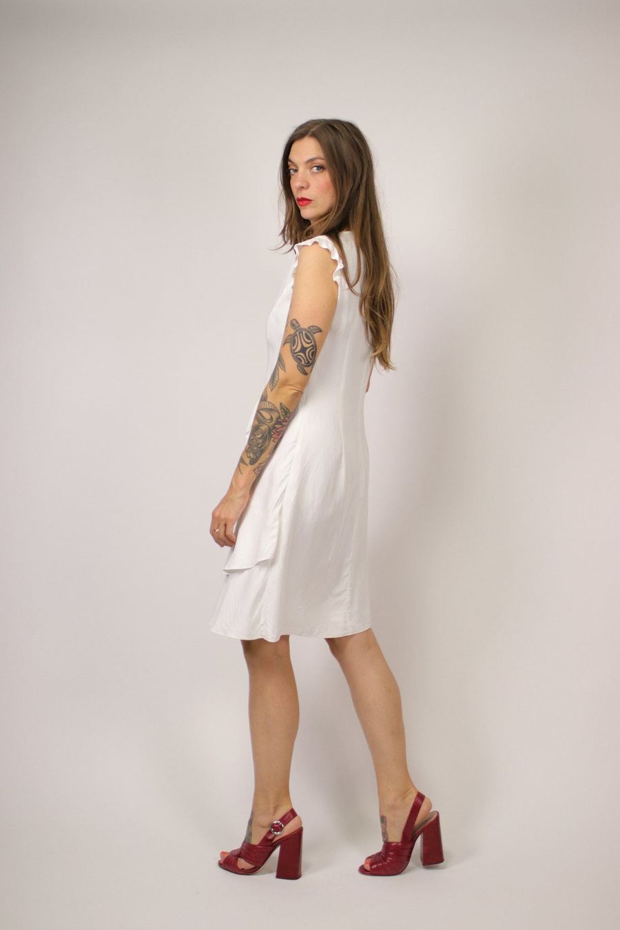 Valentino Kleider: White Silk VALENTINO Dress - Size 38 – Gebraucht aus Hombrechtikon von BAZ-Vintage 3