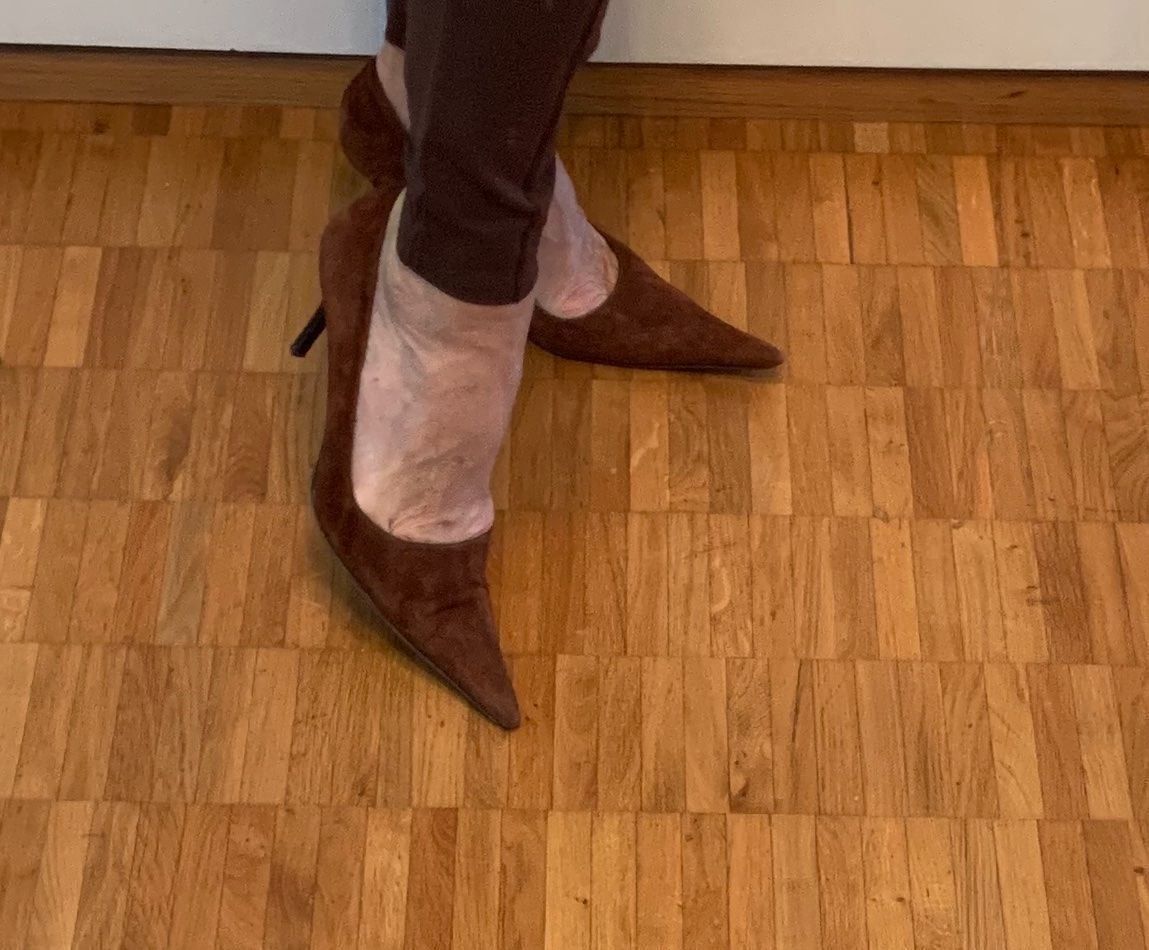 Scarpe da donna: NAVYBOOT-Pumps in der Farbe Braun – Usato da Adliswil venduto da Jessik0 3