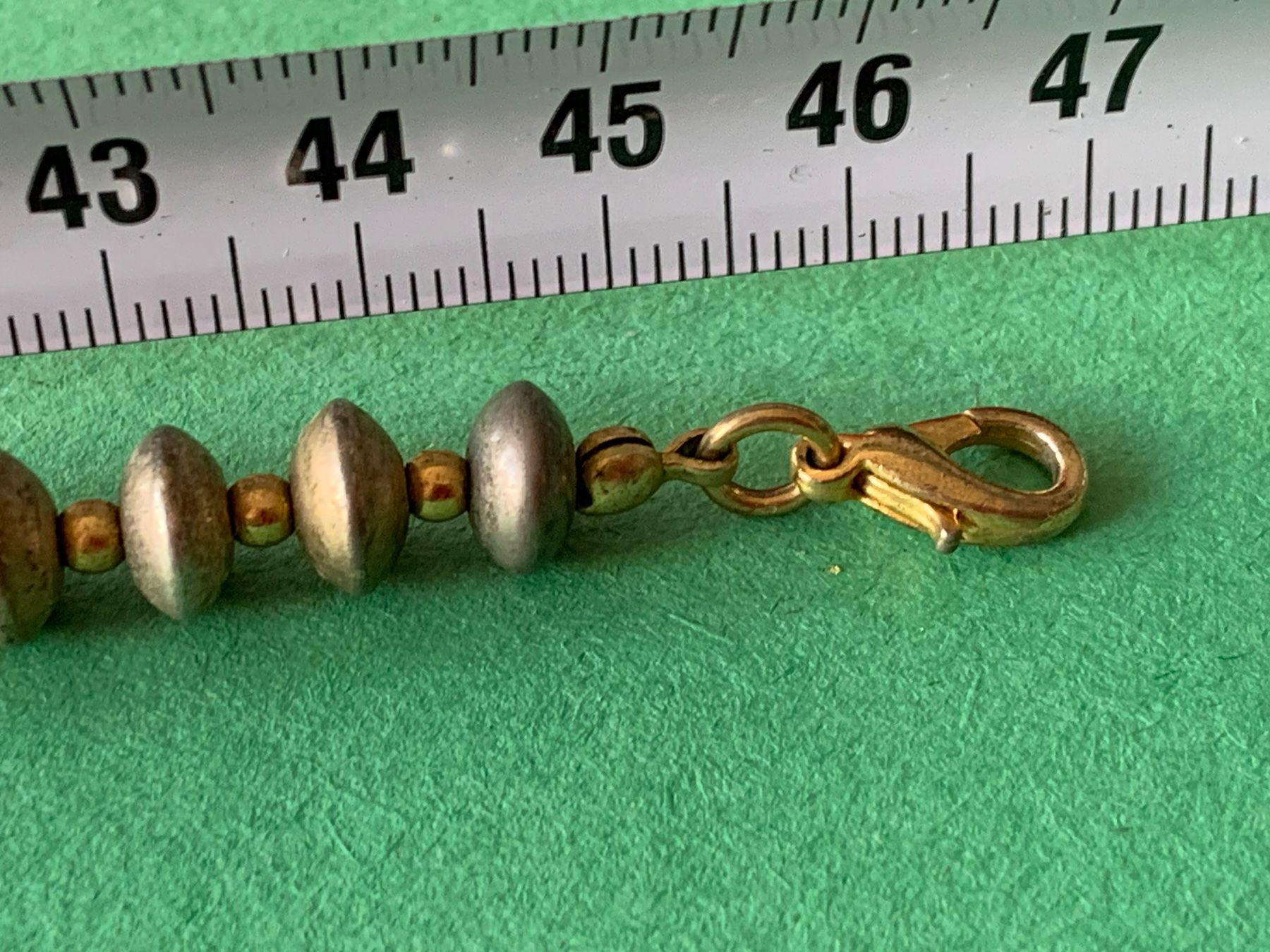 Catenine: Kette Festlich gold-silber (45cm) – Usato da Laufen venduto da belleskulptur 5