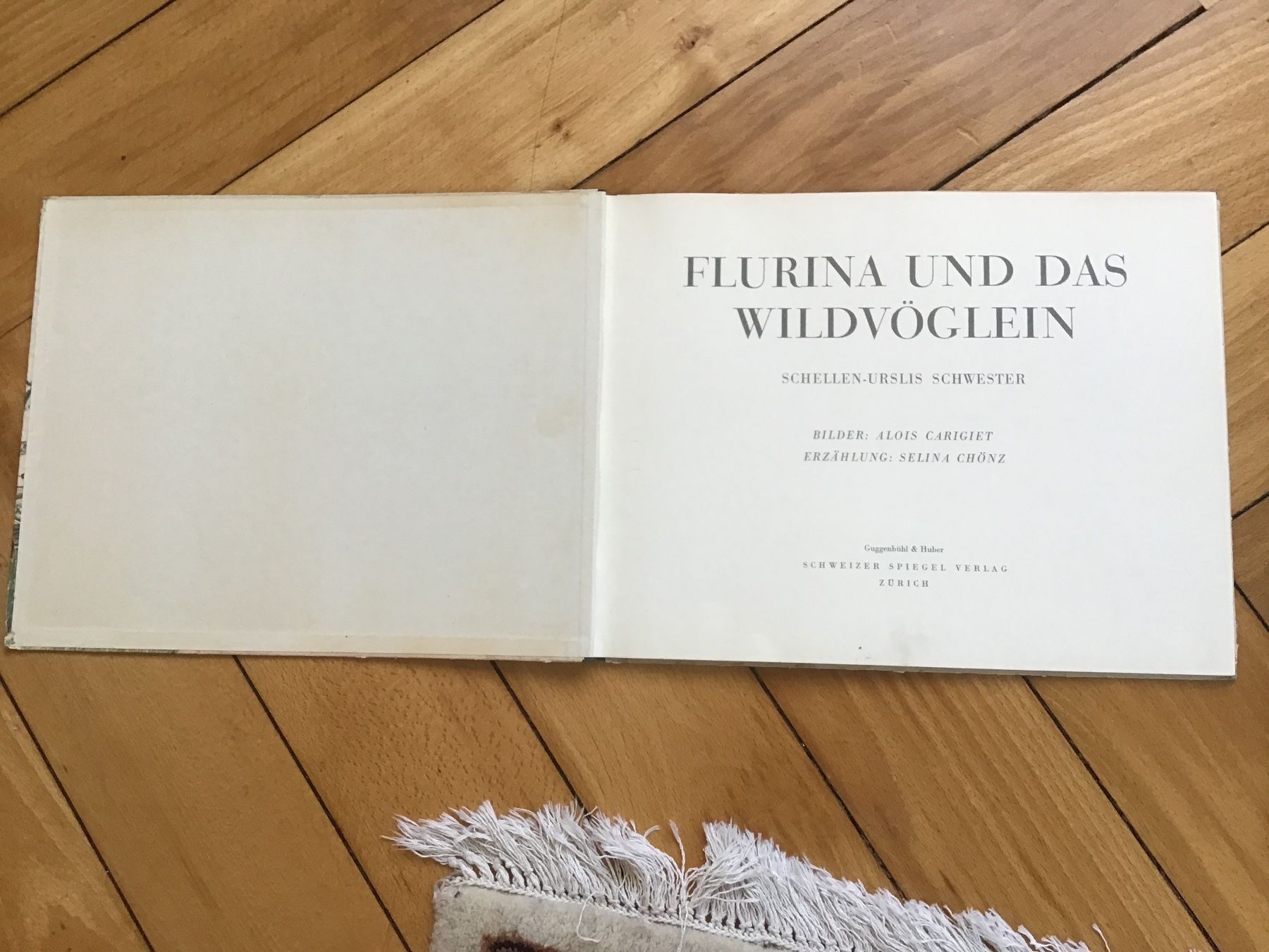 Bücher: Flurina und Schellen Ursli Buch 1952 – Gebraucht aus Winterthur von sune01 2