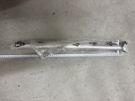 Sattelstütze Alu 27.2 mm silber poliert – neu, ca. 58 cm