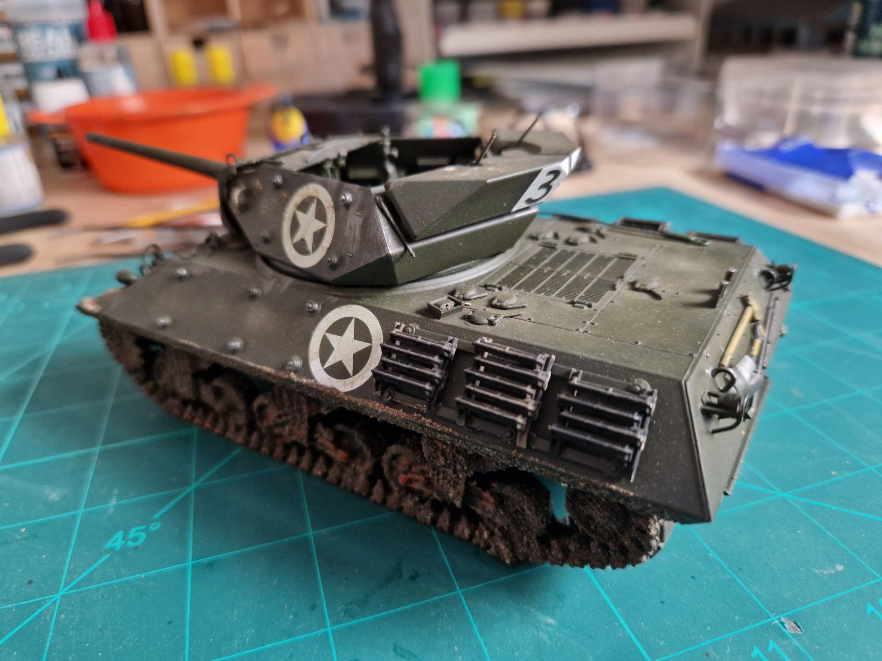 Kit di modellismo & Modellini statici: 1/35 M10 tank gebaut – Usato da Ponte Capriasca venduto da nikfolle 3