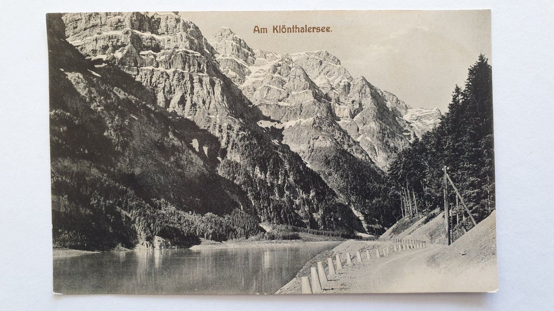 Cartoline postali: Klöntalersee. Glarus. – Usato da Goldach venduto da armando_r