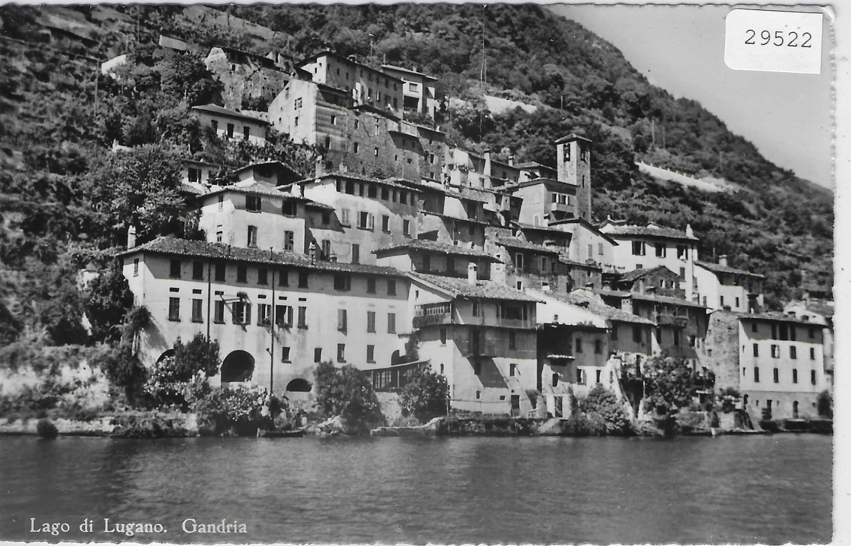 Cartoline postali: Lago di Lugano - Gandria – Usato da Ettingen venduto da Kartenplanet