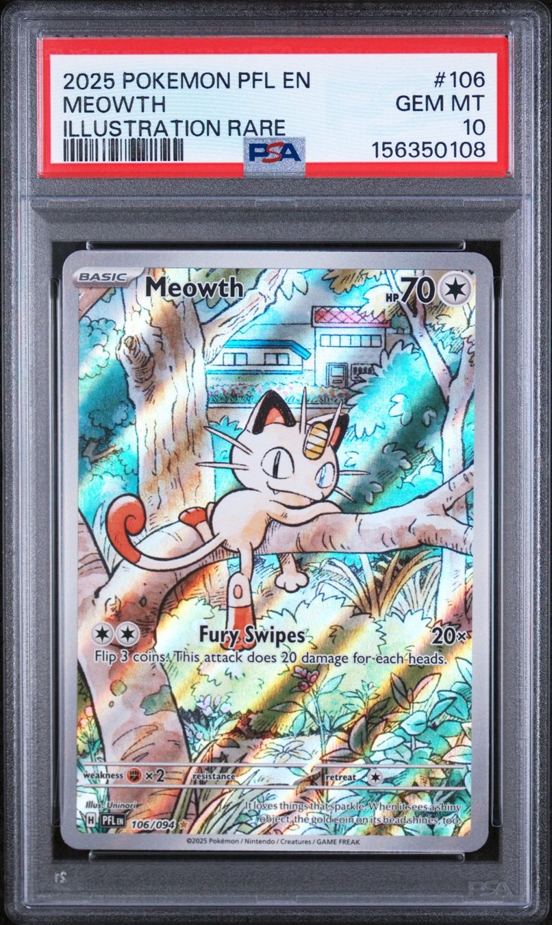 Pokémon Carte collezionabili: PSA 10 Meowth 106/094 EN – Usato da Obergerlafingen venduto da collector-shop.ch
