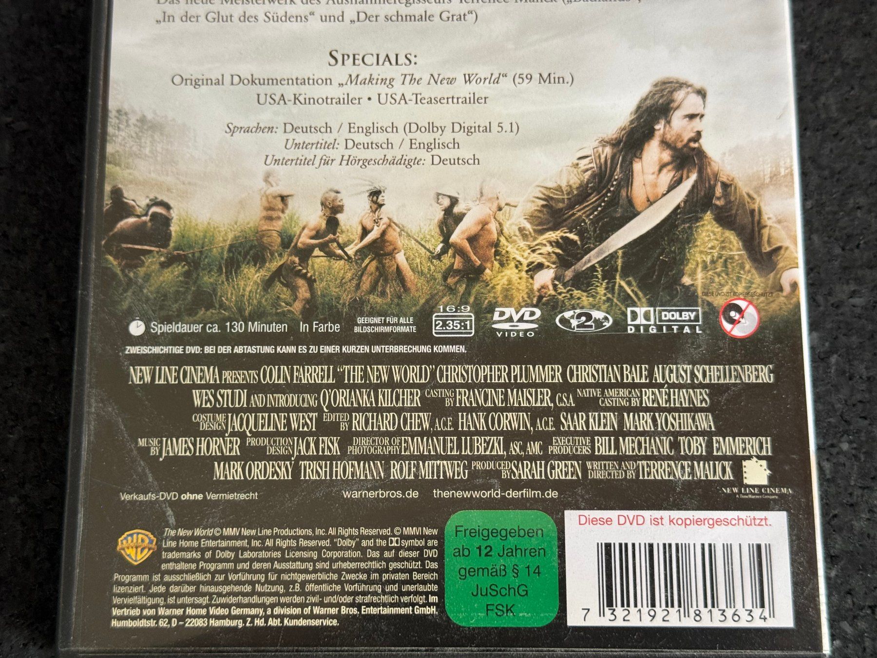 Tutti i DVDs: The New world DVD DE/EN – Usato da Fribourg venduto da tschjoly 3